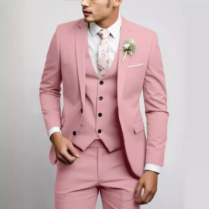 Men Three Piece Suit | Tailored Fit Formal Set