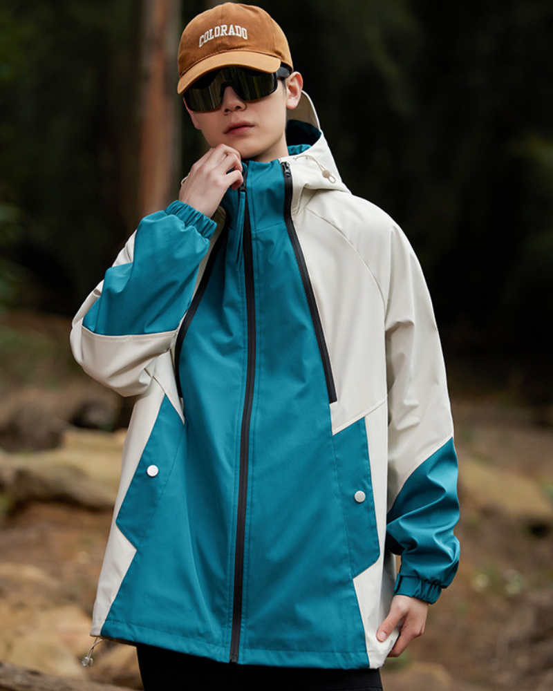 Unisex Kurtka | Wodoodporna Oddychająca Do Użytku Outdoorowego Krój