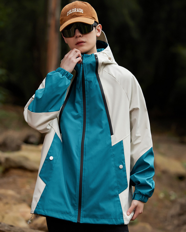 Unisex Kurtka | Wodoodporna Oddychająca Do Użytku Outdoorowego Krój