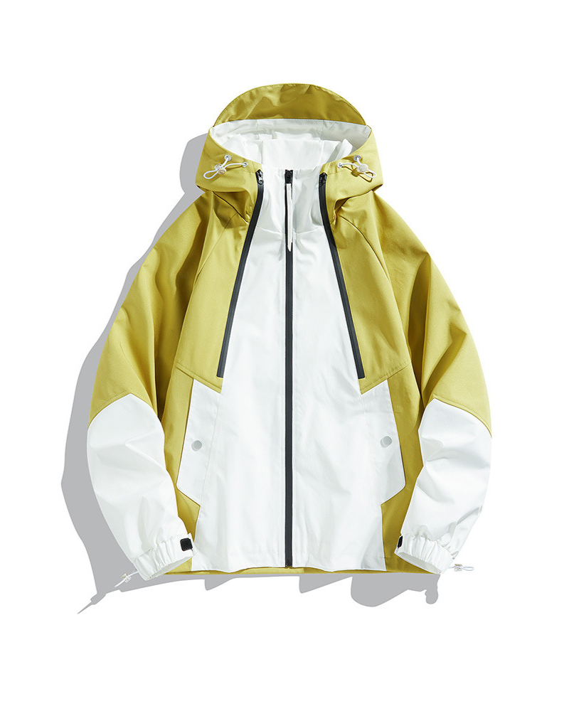 Unisex Kurtka | Wodoodporna Oddychająca Do Użytku Outdoorowego Krój