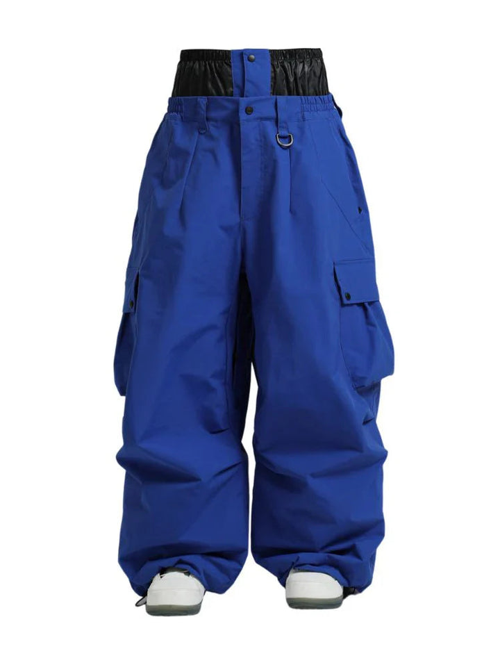 Unisex spodnie snowboardowe | Luźny zimowy krój cargo