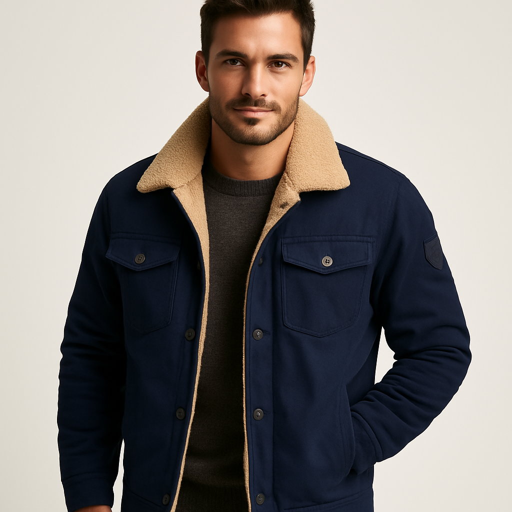 Męska Kurtka Bomber | Nowoczesny Pikowany Model o Klasycznym Kroju