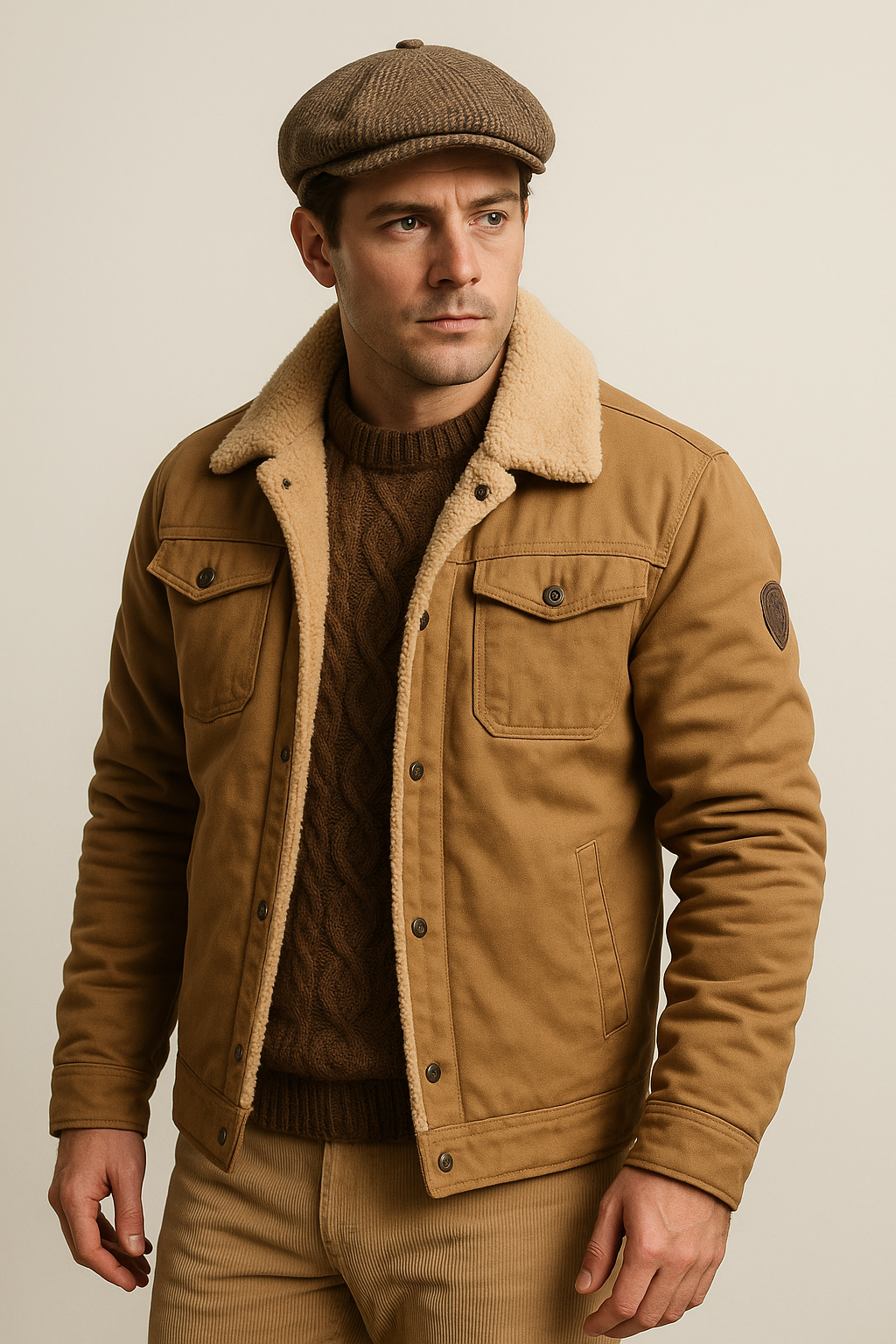 Męska Kurtka Bomber | Nowoczesny Pikowany Model o Klasycznym Kroju