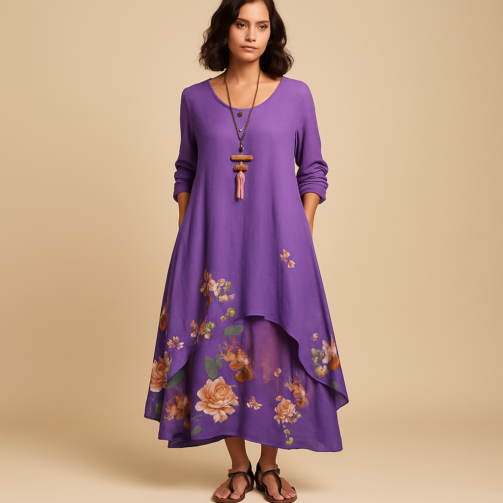 Sukienka damska | rozkloszowany fason o kształcie litery a