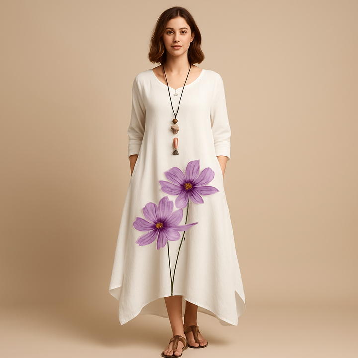 Sukienka damska | rozkloszowany fason o kształcie litery a