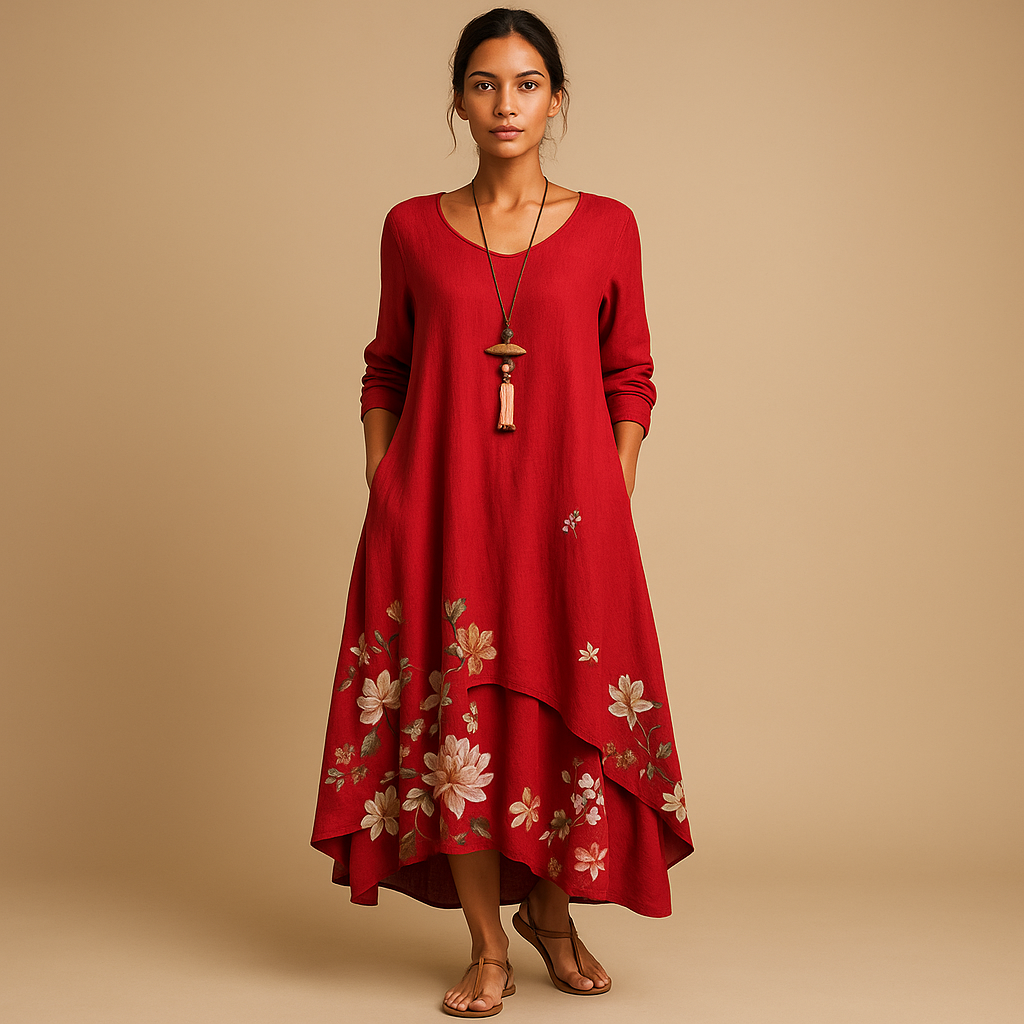 Sukienka damska | rozkloszowany fason o kształcie litery a