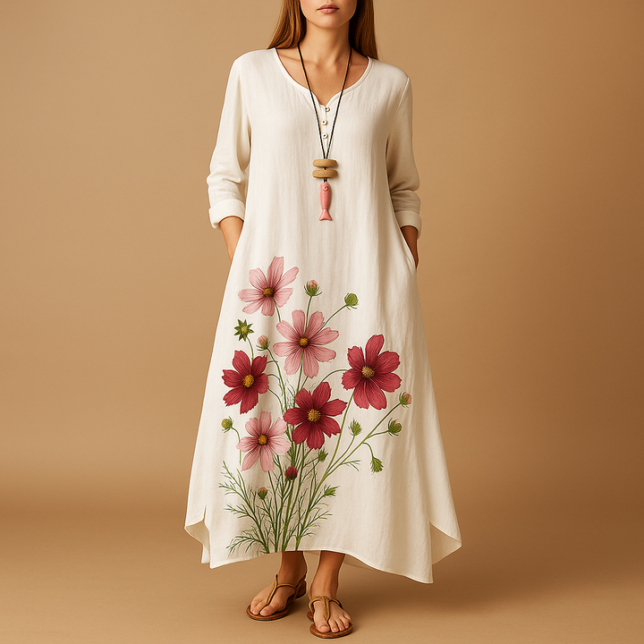 Sukienka damska | rozkloszowany fason o kształcie litery a