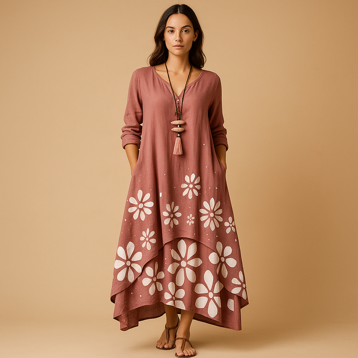 Sukienka damska | rozkloszowany fason o kształcie litery a