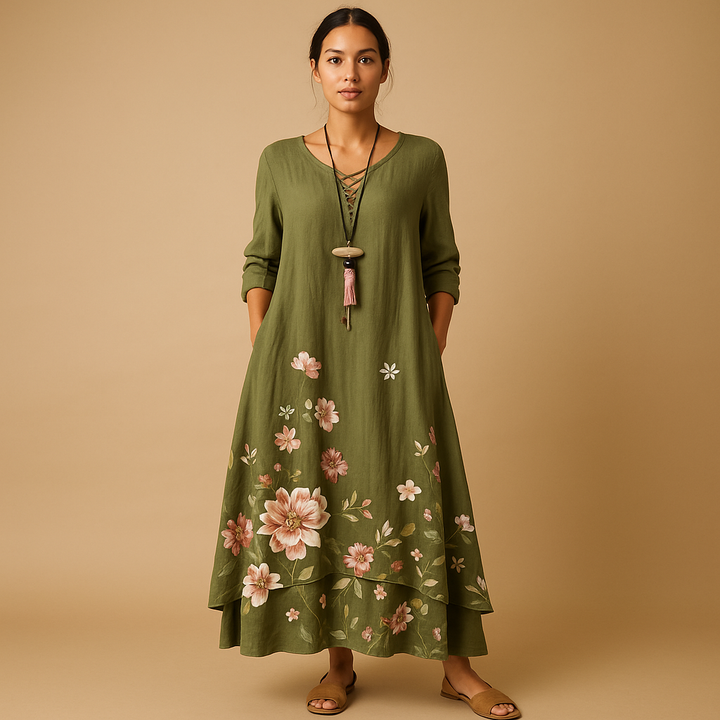 Sukienka damska | rozkloszowany fason o kształcie litery a