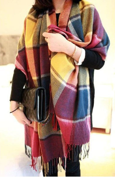 Kobiety Szalik | Dzianinowy krój oversize